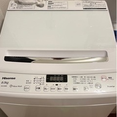 ハイセンス  Hisense HW-DG80B 8.0キロ　洗濯...