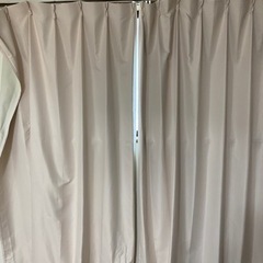 完全遮光カーテン　100✖️190 薄いピンク色　大阪府高槻市古曽部町