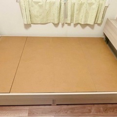 【引取りのみ】ニトリNITORIコンセント付きチェストベッドフレーム