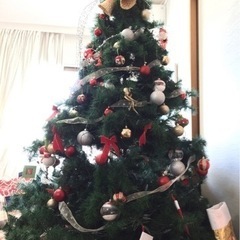 【無料】【飾り付き】生活雑貨 年中行事用品 クリスマスツリー2m
