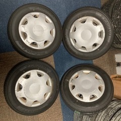 ○135/80r12      タイヤほぼ新品溝22年製4本セット○