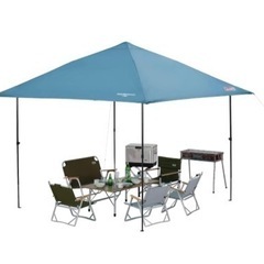 美品 コールマン インスタントバイザーシェードⅡ Ｌ ミスト ライトブルー