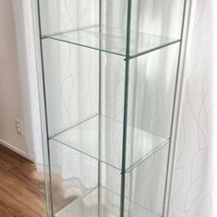 IKEA デトルフ 収納家具 キャビネット ガラスケース  