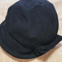 レディース　リボン付き帽子　サイズ５７，５ｃｍ