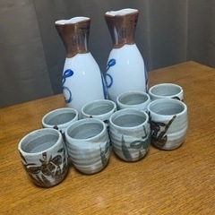 食器【す】酒器2本おちょこ8つセット