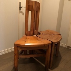 手作り木製椅子