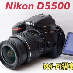 S数少なめ○Wi-Fi内蔵○初心者向け○すぐ使える○ニコン D5500 1ヶ月