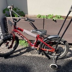 子供用補助輪付き自転車