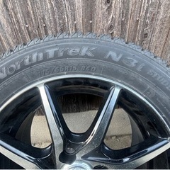 スタッドレスタイヤホイル付き、4本セット