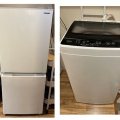 【2022年製】【保証付】2点セット⭐︎冷蔵庫 SHARP 洗濯機 AQUA 2022年製】【保証付】2点セット⭐︎冷蔵庫 SHARP 洗濯機 AQUA