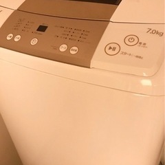 ハイアール 2017年製　JW-K70M洗濯機
