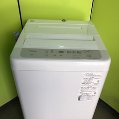 【ネット決済・配送可】(商談中)洗濯機5k パナソニック　202...