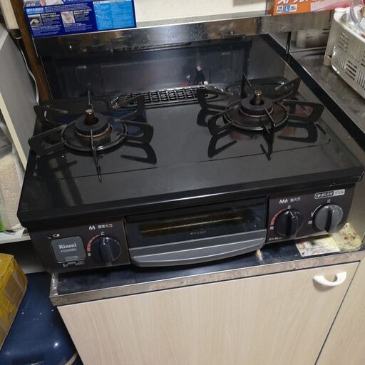 【Rinnai】 リンナイガスコンロ　KG34NBKR 2020年製　LPガス用　RT34NJH