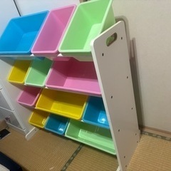 受け渡しが決まりました。家具 収納家具 おもちゃ箱