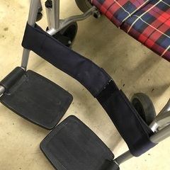 取引中🐣車椅子 カワムラ 赤ギンガムチェック