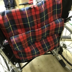 取引中🐣車椅子 カワムラ 赤ギンガムチェック