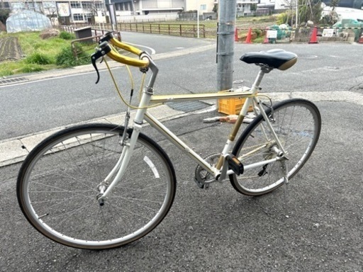 クロスバイク27インチSHIMANO7段変速チェーン、スプロケ新品