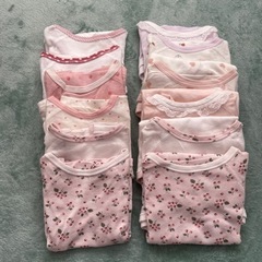 新生児　女の子用　肌着セット&2wayオール　
