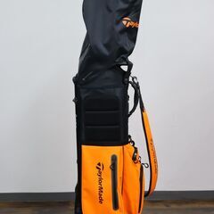 【ジモ取引終了4/8】≪U716ジ≫ 美品 TaylorMade/テーラーメイド KY320 シティテックライト スタンドバッグ/キャディーバッグ オレンジ スポーツ用品/ゴルフバッグ