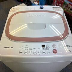 【稼動品】DAEWOO 洗濯機 7kg ホワイト 生活家電 DW...