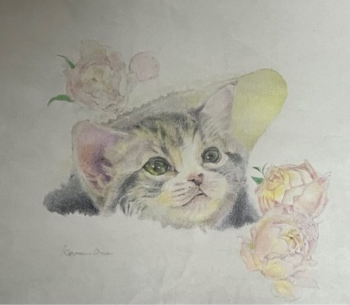 色鉛筆画