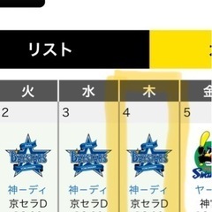 　阪神タイガース　観戦チケット