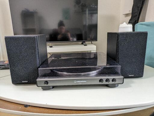 Audio Technica AT-LP60X, Edifier R980T セット