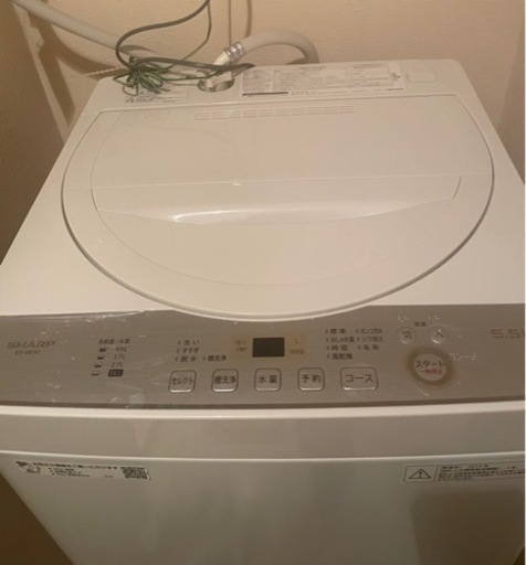 【3/22(金)14:00〜15:00引取希望】家電 SHARP 5.5kg 洗濯機