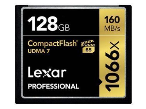 LeXar Professional CompactFlash　128GB