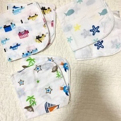 【未使用】赤ちゃんガーゼ6枚　水通し済　子供用品 ベビー用品 