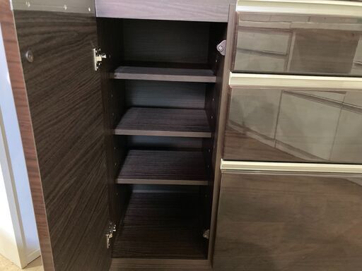 ニトリ｜アルミナ2 120KB｜スライド扉キッチンボード 幅120cm キッチン