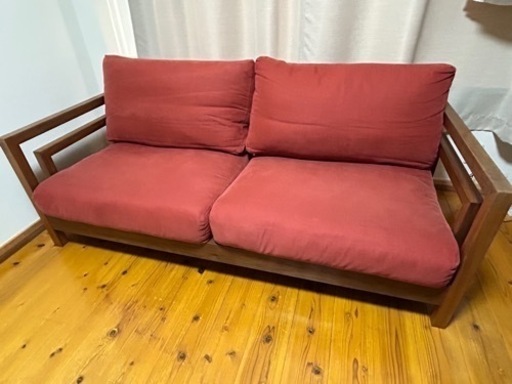 値下げしました！カネカ家具ソファー★３人掛け