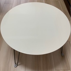 譲ります❗️折りたたみミニテーブル　ホワイト