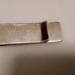 Tiffany&Co 925 kt 　ティファニー　シルバーと 18Kゴールド（925/750）のマネークリップ 　（テクスチャー ウィーブホルダー ）