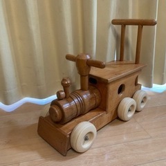 木製手押し機関車(プスチックタイヤ)