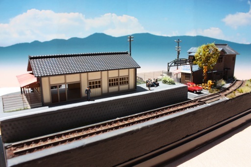 Nゲージ ジオラマ 「煙突のある街」 ジオコレ ストラクチャー 鉄道模型