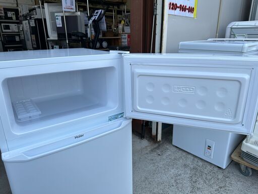 【動作保証あり】Haier ハイアール 2022年 JR-N85E 85L 2ドア 直冷式 冷凍冷蔵庫【管理KRR594】