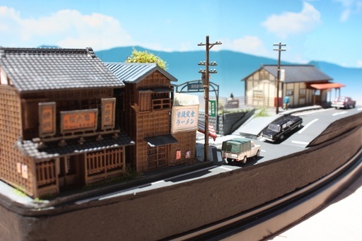 Nゲージ ジオラマ 「幸堤駅」 ジオコレ ストラクチャー 鉄道模型 鉄道