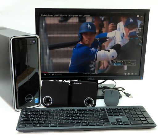 ◆綺麗な中古デスクトップパソコンのフルセットです！ 新品ＳＳＤ交換\u0026全面アップグレードにより、最新機と遜色ないサクサク快適動作です～まだまだ長く使えるPCと思います。【近郊なら無料で持参\u0026設置します！】