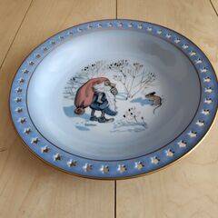 可愛いスウェーデン製絵皿（カレー皿）　５枚セット