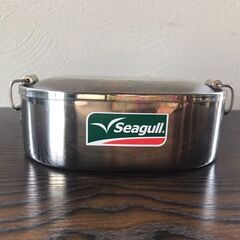 Seagull シーガル　弁当箱　ランチボックス１６㎝　シルバー