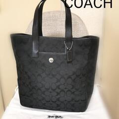 COACH トートバッグ シグネチャー柄