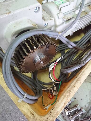 ハイポニックギヤモーター減速機RNHM1-50L-B-120 0.75kw-EP-100/j2NSL SERIAL No.  N1FCU803