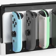 Switch 充電スポット 任天堂 社外 ジョイコン 白