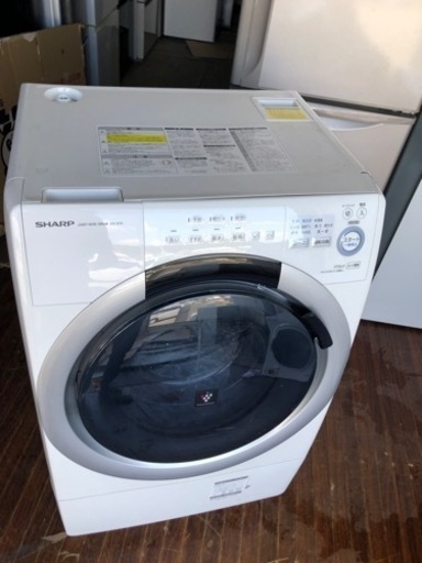 福岡市内配送設置無料　シャープ SHARP ES-S7A-WL [ドラム式プラズマクラスター洗濯乾燥機（7.0kg） 左開き ホワイト系]