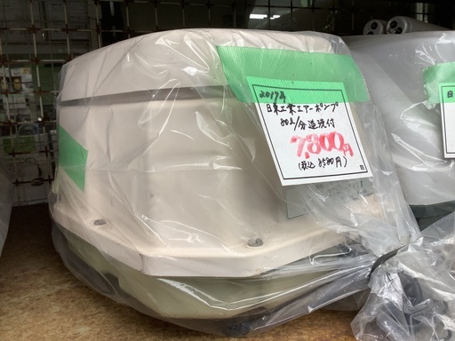 2017年製 日東工業 エアーポンプ ブロワ 80L/分 逆洗付 LAG-80B 管7240320EK (ベストバイ 静岡県袋井市)