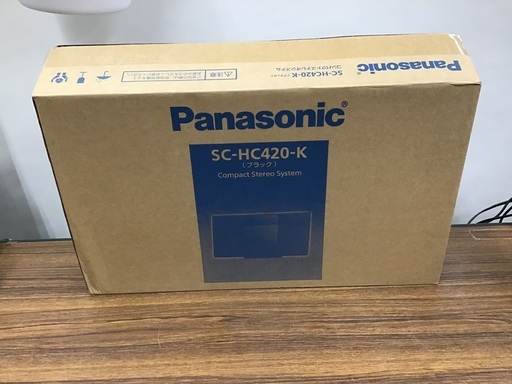 【美品】Panasonic コンパクトステレオシステム 2023年製 SC-HC420-K