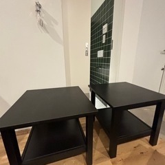 【無料】IKEAコーナーテーブル、サイドテーブル2個セット