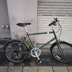 secret code[シークレットコード]SCF206 20吋ミニベロ(小径車) 6speed/マットグリーン