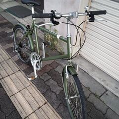 secret code[シークレットコード]SCF206 20吋ミニベロ(小径車) 6speed/マットグリーン